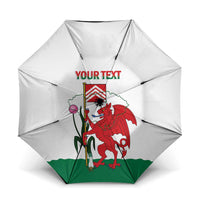 Personalised Wales Cardiff Capital Umbrella Welsh Dragon Glamorgan Flag Style - Wonder Print Shop