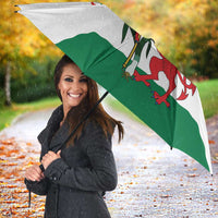 Personalised Wales Cardiff Capital Umbrella Welsh Dragon Glamorgan Flag Style - Wonder Print Shop