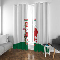 Personalised Wales Cardiff Capital Window Curtain Welsh Dragon Glamorgan Flag Style - Wonder Print Shop