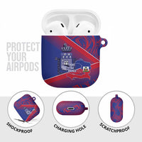 Port-au-Prince Afro-Haitians AirPods Case Ayiti Map Pòtoprens Flag Color - Wonder Print Shop
