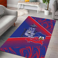 Port-au-Prince Afro-Haitians Area Rug Ayiti Map Pòtoprens Flag Color - Wonder Print Shop