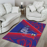 Port-au-Prince Afro-Haitians Area Rug Ayiti Map Pòtoprens Flag Color - Wonder Print Shop