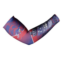 Port-au-Prince Afro-Haitians Arm Sleeves Ayiti Map Pòtoprens Flag Color - Wonder Print Shop