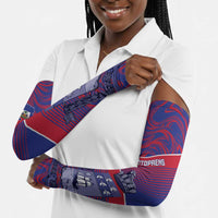Port-au-Prince Afro-Haitians Arm Sleeves Ayiti Map Pòtoprens Flag Color - Wonder Print Shop