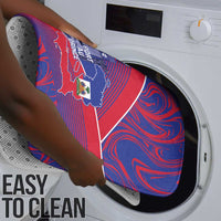 Port-au-Prince Afro-Haitians Bathroom Set Ayiti Map Pòtoprens Flag Color - Wonder Print Shop