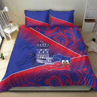 Port-au-Prince Afro-Haitians Bedding Set Ayiti Map Pòtoprens Flag Color - Wonder Print Shop