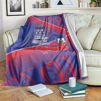 Port-au-Prince Afro-Haitians Blanket Ayiti Map Pòtoprens Flag Color - Wonder Print Shop