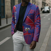 Port-au-Prince Afro-Haitians Blazer Ayiti Map Pòtoprens Flag Color - Wonder Print Shop