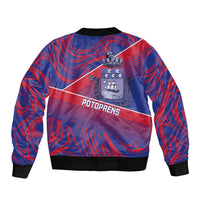 Port-au-Prince Afro-Haitians Bomber Jacket Ayiti Map Pòtoprens Flag Color - Wonder Print Shop