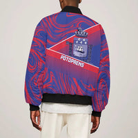 Port-au-Prince Afro-Haitians Bomber Jacket Ayiti Map Pòtoprens Flag Color - Wonder Print Shop
