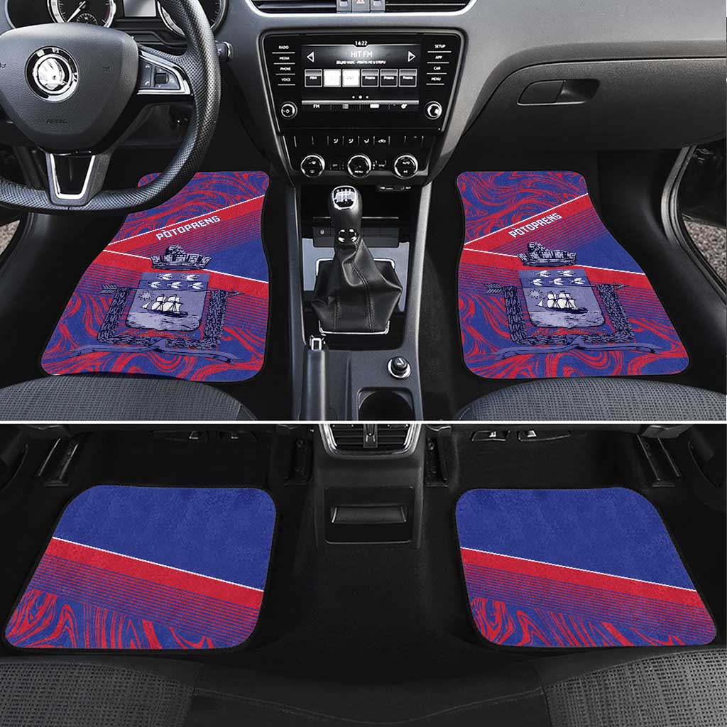 Port-au-Prince Afro-Haitians Car Mats Ayiti Map Pòtoprens Flag Color - Wonder Print Shop