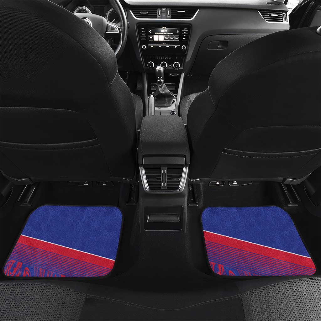 Port-au-Prince Afro-Haitians Car Mats Ayiti Map Pòtoprens Flag Color - Wonder Print Shop