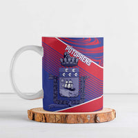 Port-au-Prince Afro-Haitians Ceramic Mug Ayiti Map Pòtoprens Flag Color - Wonder Print Shop