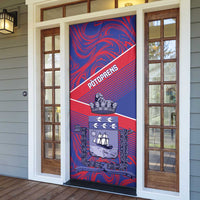 Port-au-Prince Afro-Haitians Door Cover Ayiti Map Pòtoprens Flag Color - Wonder Print Shop