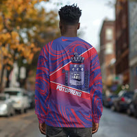Port-au-Prince Afro-Haitians Long Sleeve Shirt Ayiti Map Pòtoprens Flag Color - Wonder Print Shop
