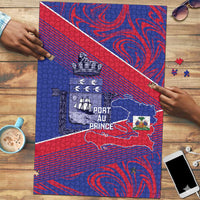 Port-au-Prince Afro-Haitians Puzzle Ayiti Map Pòtoprens Flag Color - Wonder Print Shop