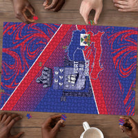Port-au-Prince Afro-Haitians Puzzle Ayiti Map Pòtoprens Flag Color - Wonder Print Shop