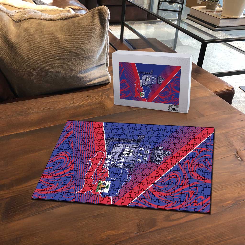 Port-au-Prince Afro-Haitians Puzzle Ayiti Map Pòtoprens Flag Color - Wonder Print Shop