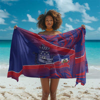 Port-au-Prince Afro-Haitians Sarong Ayiti Map Pòtoprens Flag Color - Wonder Print Shop