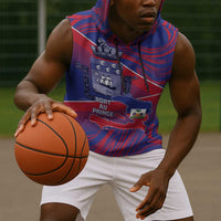 Port-au-Prince Afro-Haitians Sleeveless Hoodie Ayiti Map Pòtoprens Flag Color - Wonder Print Shop