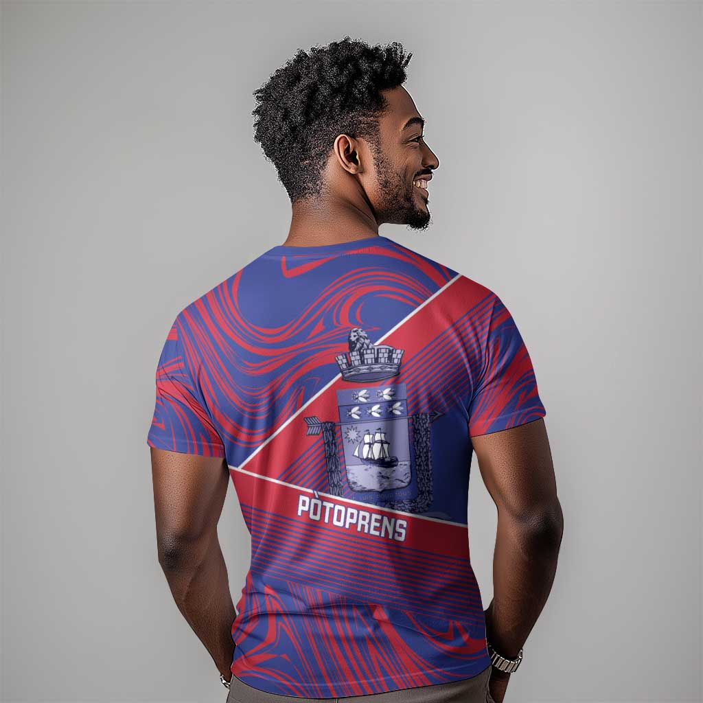 Port-au-Prince Afro-Haitians T shirt Ayiti Map Pòtoprens Flag Color LT14
