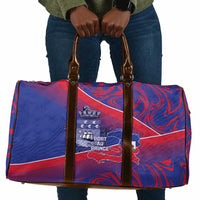 Port-au-Prince Afro-Haitians Travel Bag Ayiti Map Pòtoprens Flag Color - Wonder Print Shop