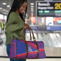 Port-au-Prince Afro-Haitians Travel Bag Ayiti Map Pòtoprens Flag Color - Wonder Print Shop