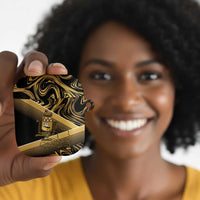 Port-au-Prince Afro-Haitians AirPods Case Ayiti Map Pòtoprens Gold Color - Wonder Print Shop