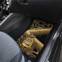 Port-au-Prince Afro-Haitians Car Mats Ayiti Map Pòtoprens Gold Color - Wonder Print Shop