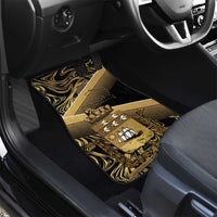 Port-au-Prince Afro-Haitians Car Mats Ayiti Map Pòtoprens Gold Color - Wonder Print Shop