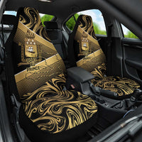 Port-au-Prince Afro-Haitians Car Seat Cover Ayiti Map Pòtoprens Gold Color - Wonder Print Shop