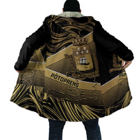 Port-au-Prince Afro-Haitians Cloak Ayiti Map Pòtoprens Gold Color - Wonder Print Shop