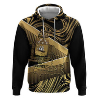 Port-au-Prince Afro-Haitians Hoodie Ayiti Map Pòtoprens Gold Color - Wonder Print Shop