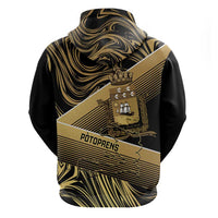Port-au-Prince Afro-Haitians Hoodie Ayiti Map Pòtoprens Gold Color - Wonder Print Shop