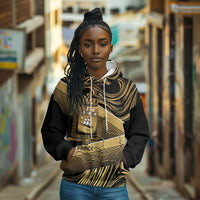 Port-au-Prince Afro-Haitians Hoodie Ayiti Map Pòtoprens Gold Color - Wonder Print Shop
