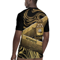 Port-au-Prince Afro-Haitians Rugby Jersey Ayiti Map Pòtoprens Gold Color LT14