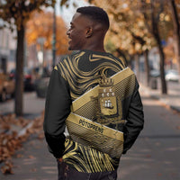Port-au-Prince Afro-Haitians Sweatshirt Ayiti Map Pòtoprens Gold Color - Wonder Print Shop