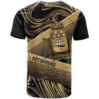 Port-au-Prince Afro-Haitians T shirt Ayiti Map Pòtoprens Gold Color LT14