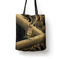 Port-au-Prince Afro-Haitians Tote Bag Ayiti Map Pòtoprens Gold Color - Wonder Print Shop
