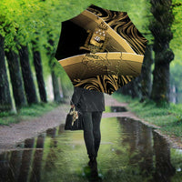 Port-au-Prince Afro-Haitians Umbrella Ayiti Map Pòtoprens Gold Color - Wonder Print Shop