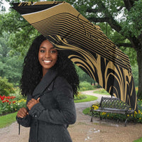 Port-au-Prince Afro-Haitians Umbrella Ayiti Map Pòtoprens Gold Color - Wonder Print Shop