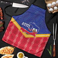 Afro-Haitians Apron Proud Ayiti Veve Vodou Royal Palm Leaves - Wonder Print Shop