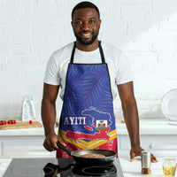 Afro-Haitians Apron Proud Ayiti Veve Vodou Royal Palm Leaves - Wonder Print Shop