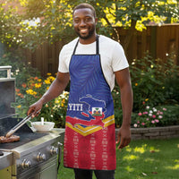 Afro-Haitians Apron Proud Ayiti Veve Vodou Royal Palm Leaves - Wonder Print Shop