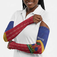 Afro-Haitians Arm Sleeves Proud Ayiti Veve Vodou Royal Palm Leaves - Wonder Print Shop