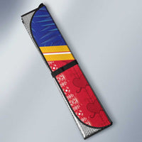 Afro-Haitians Auto Sun Shade Proud Ayiti Veve Vodou Royal Palm Leaves - Wonder Print Shop