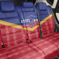 Afro-Haitians Back Car Seat Cover Proud Ayiti Veve Vodou Royal Palm Leaves - Wonder Print Shop