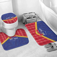 Afro-Haitians Bathroom Set Proud Ayiti Veve Vodou Royal Palm Leaves - Wonder Print Shop