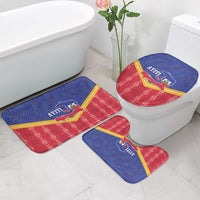 Afro-Haitians Bathroom Set Proud Ayiti Veve Vodou Royal Palm Leaves - Wonder Print Shop