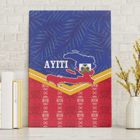 Afro-Haitians Canvas Wall Art Proud Ayiti Veve Vodou Royal Palm Leaves - Wonder Print Shop